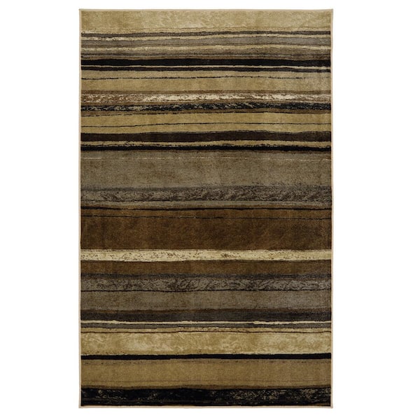 Mohawk Home Rainbow Neutral 7 ft. 6 in. x 10 ft. Striped Area Rug