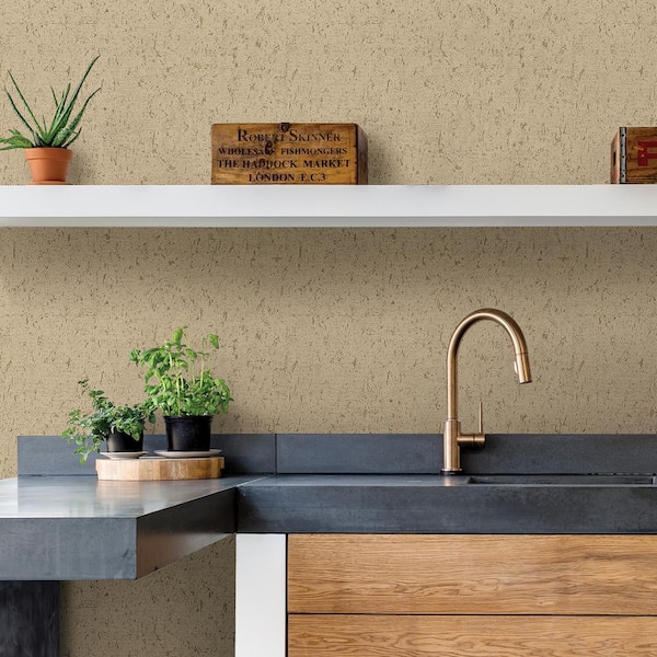 Guri Beige Concrete Texture Beige Wallpaper Sample