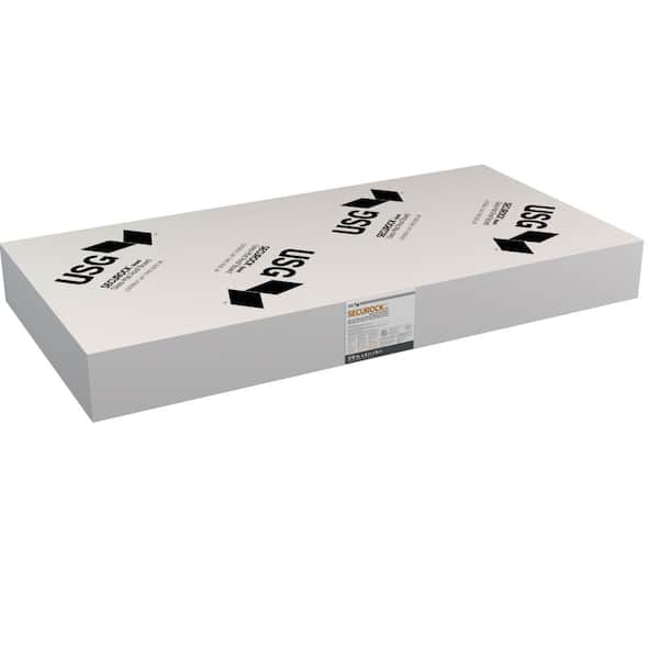 USG Securock Brand 1/4 in. x 4 ft. x 8 ft. Ultralight Glass-Mat Roof Board