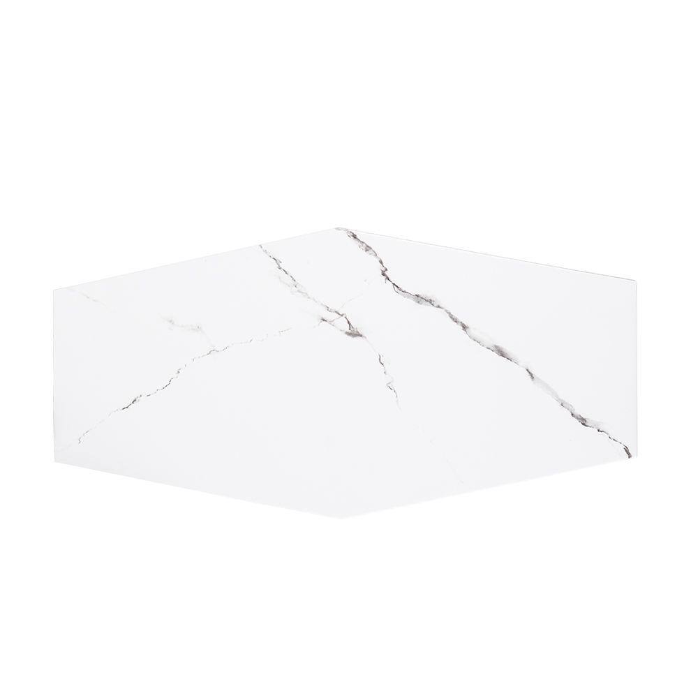 ◆ept◆ COURT BEIGEWHITEGUM 5003522024 Jeffrey Court Hickory Ridge Beige 10 in. x 20 in. Matte
