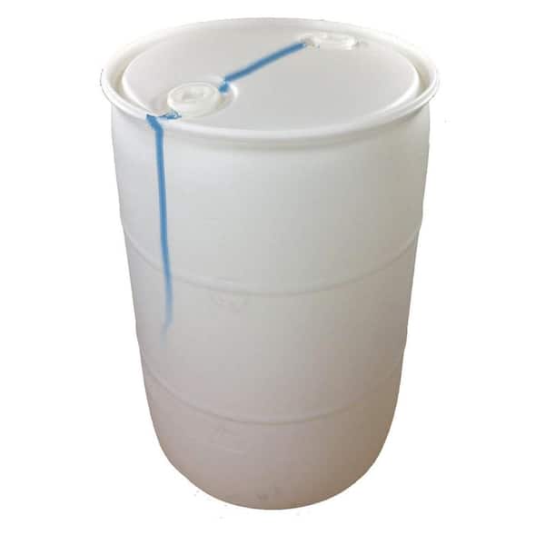 EarthMinded 55 gallon Blemished Natural White Industrial Plastic Drum