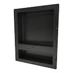 eModernDecor Over Mount Installation 17 in. x 25 in. ABS Double Shelve ...
