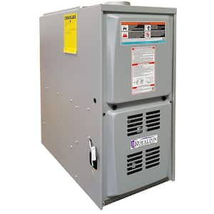44,000 BTU 80% AFUE Single-Stage Downflow Forced Air Natural Gas Furnace with ECM Blower Motor