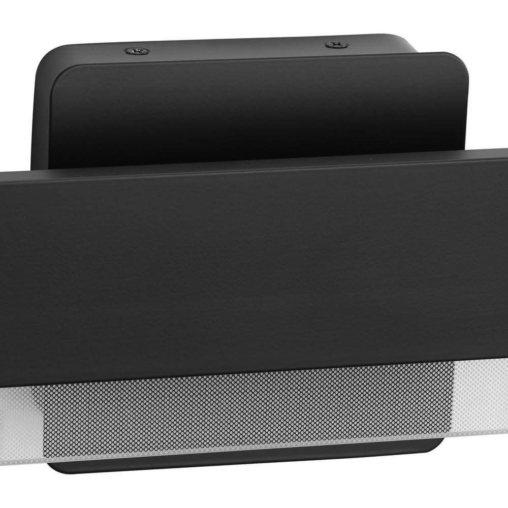 Matte Black 32" LED Linear Vanity Light with Acrylic Shade