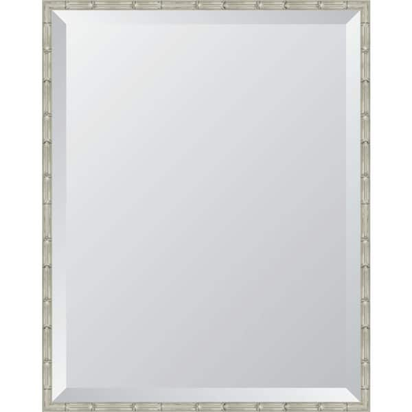 Melissa Van Hise Bamboo Style 24 In W X 30 In H Rectangle Silver   Melissa Van Hise Wall Mirrors Mir4792228 64 600 