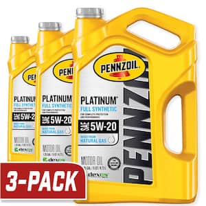 5 qt. Pennzoil Platinum SAE 5W-20 Full Synthetic Motor Oil (Case of 3)