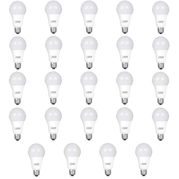 Feit Electric 75-Watt Equivalent A19 Dimmable CEC Title 20 ENERGY STAR 90+ CRI E26 Medium Base LED Light Bulb Daylight 5000K (24-Pack)