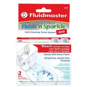 Flush 'n Sparkle Automatic Toilet Cleaning System Bleach Refills (2-Pack)