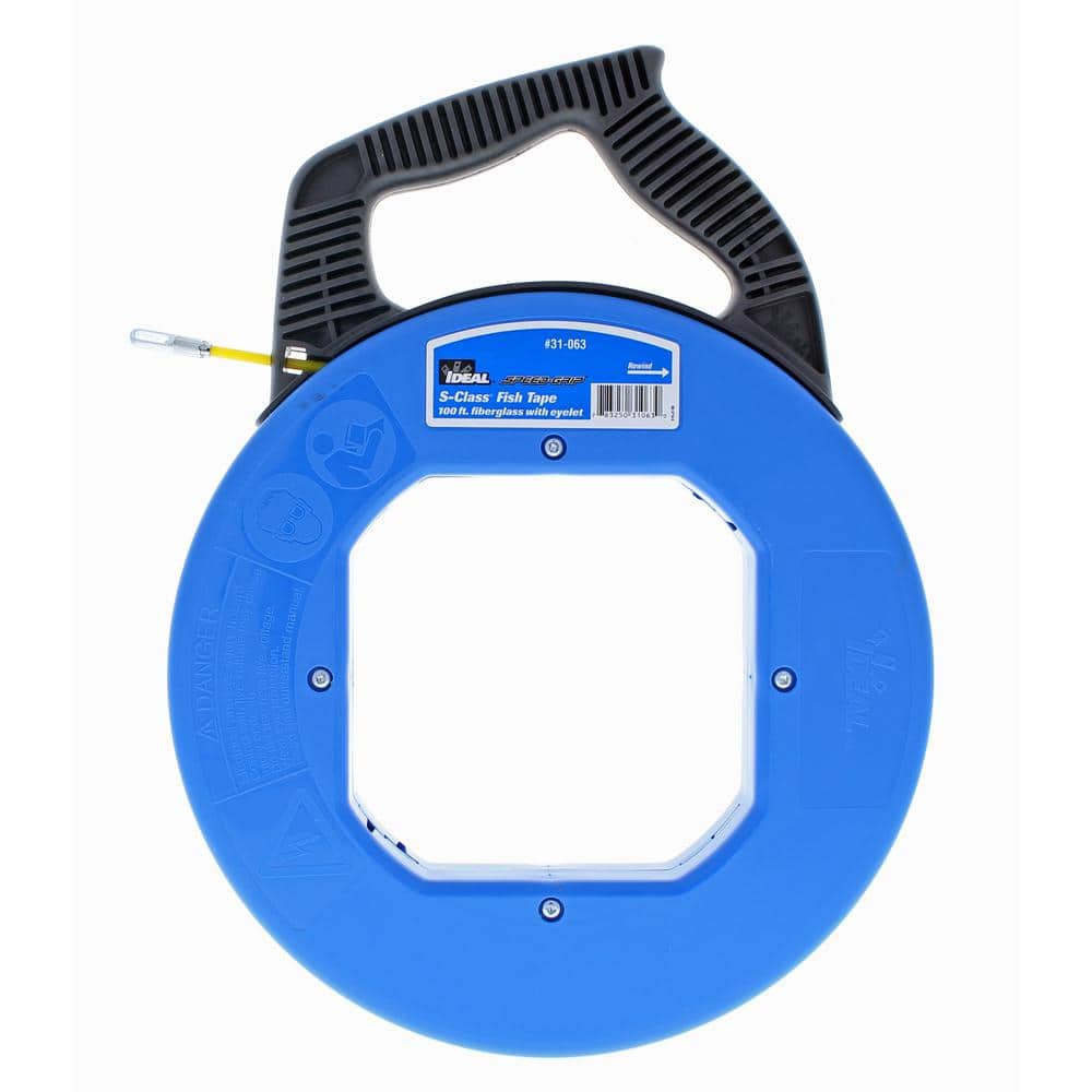 IDEAL TuffGrip Pro 100 ft. x 3/16 in. SClass Fish Tape with Eyelet 31