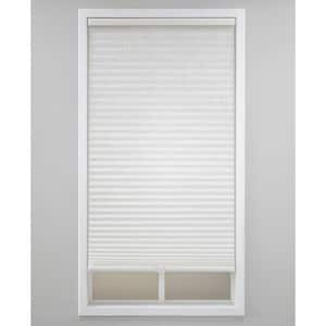 White Cordless Light Filtering Polyester Cellular Shades - 18.5 in. W x 48 in. L