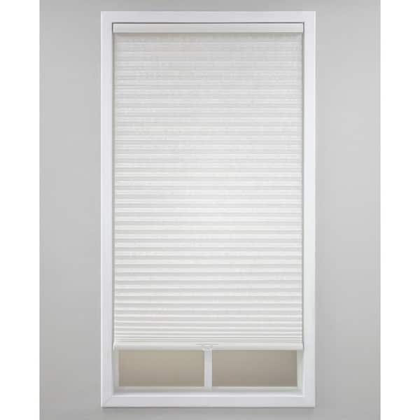 Eclipse White Cordless Light Filtering Polyester Cellular Shades-65 in. W x 72 in. L
