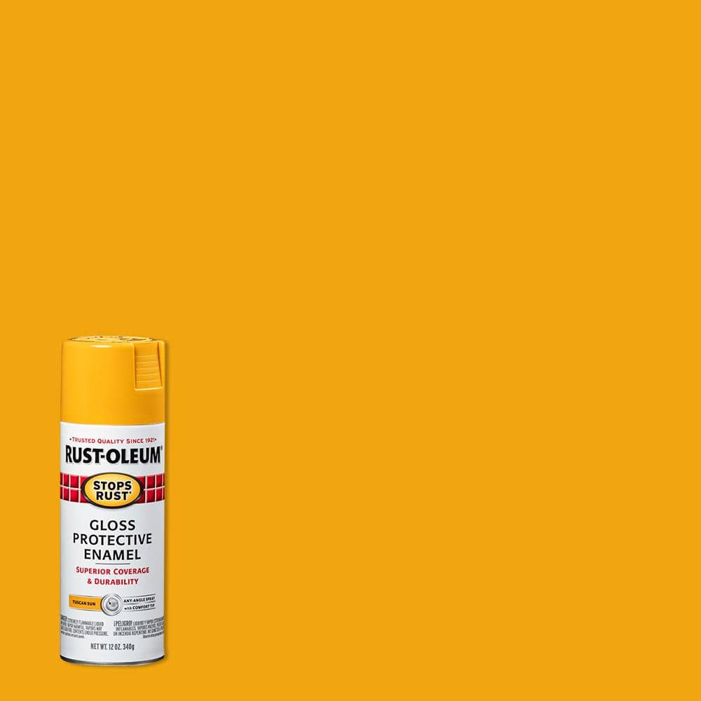 Rust-Oleum Stops Rust Gloss Gold Metallic Spray Paint (NET WT. 11