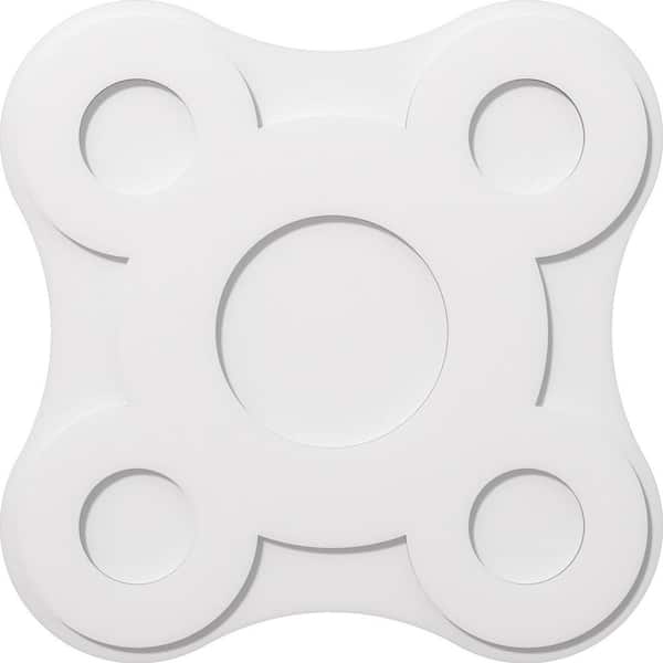 Ekena Millwork 1 in. P X 10-1/2 in. C X 30 in. OD Luna Architectural Grade PVC Contemporary Ceiling Medallion