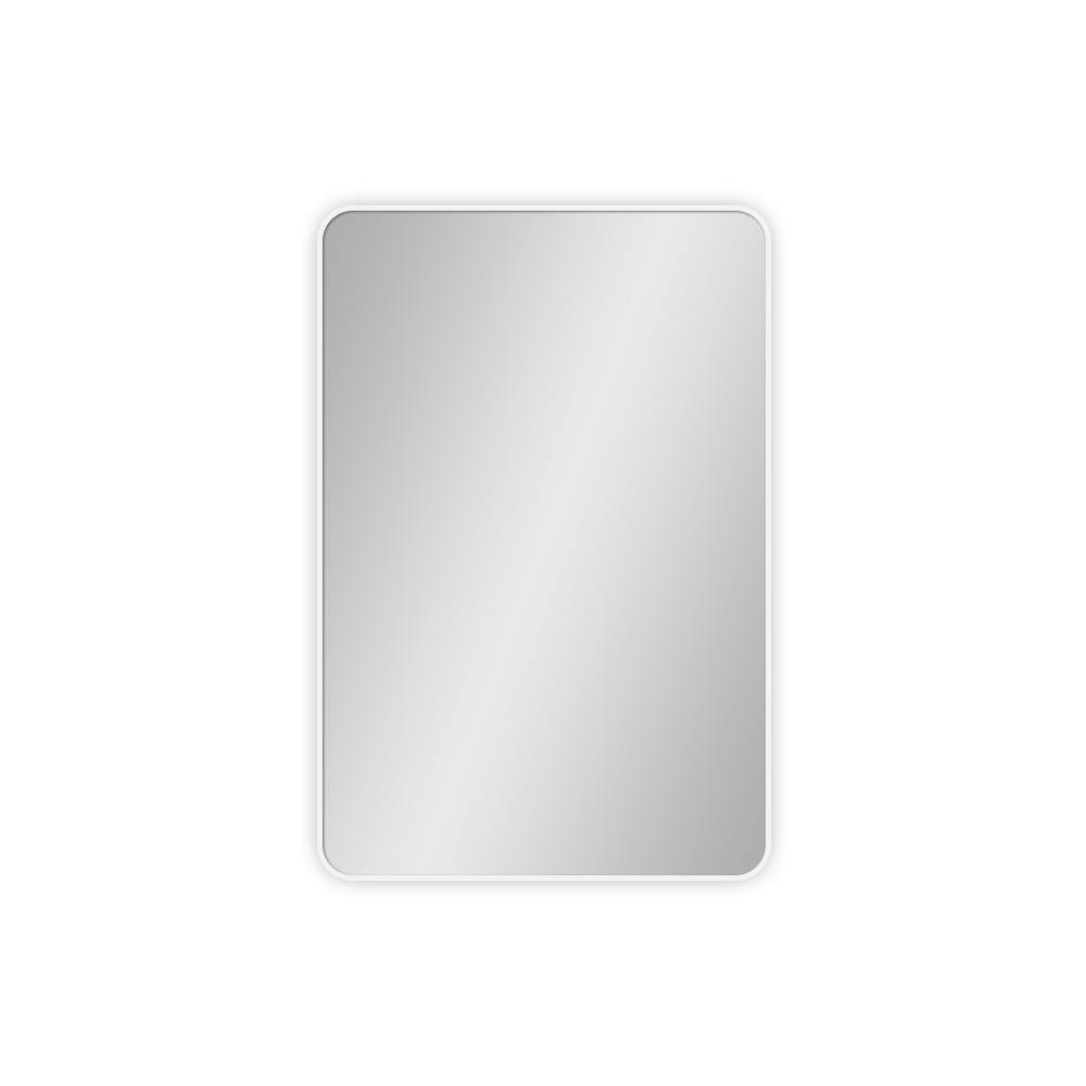 24 in. W x 36 in. H Rectangular Framed Wall Bathroom Vanity Mirror in Brushed Nickel price history on PriceWatchPro