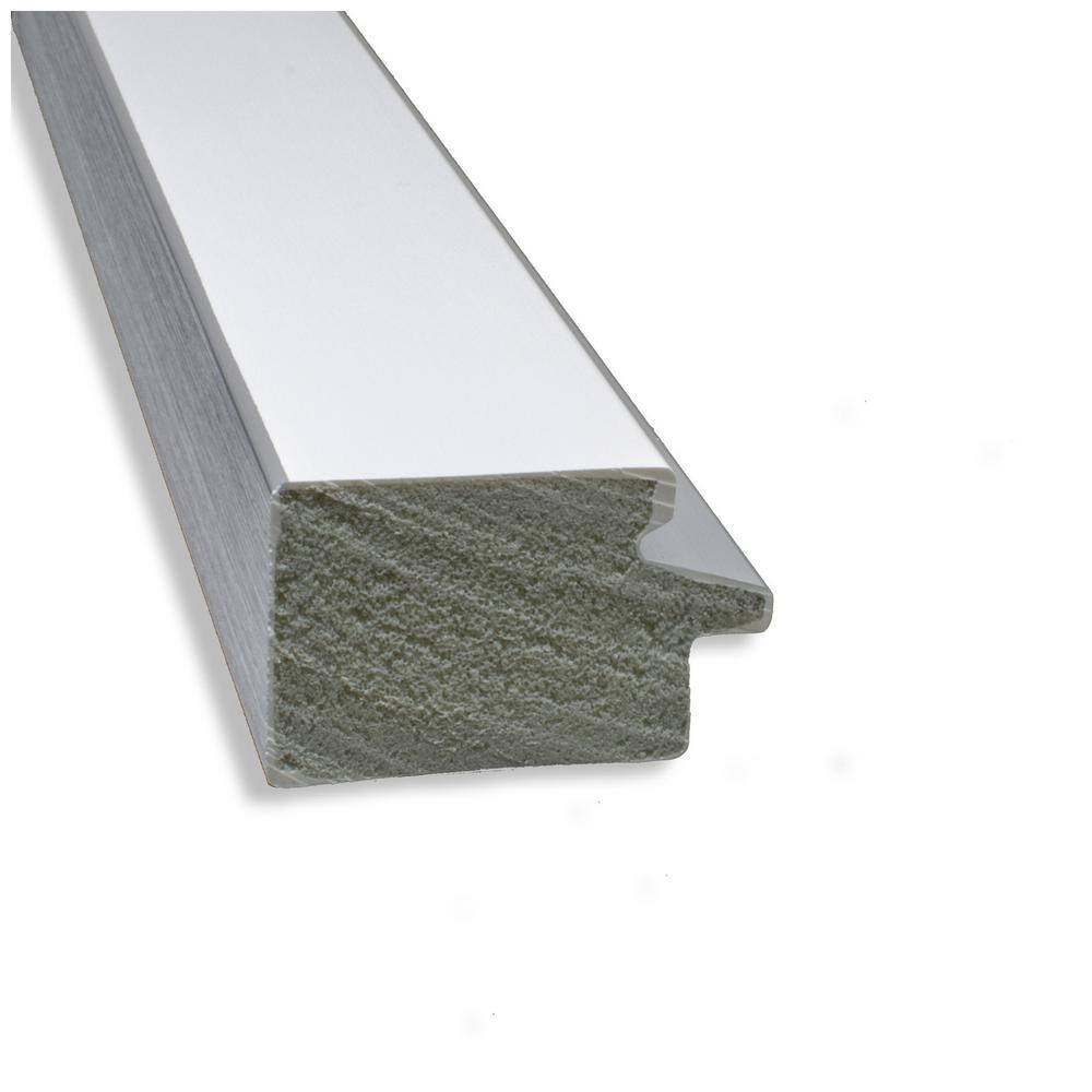 Eva 19" x 23" White and Silver Wood Framed Wall Mirror
