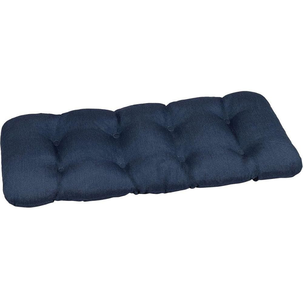 Sunbrella Double U Outdoor/Indoor Rectangle Bench Cushion (Indigo) 54 in. x 17 in. price history on PriceWatchPro
