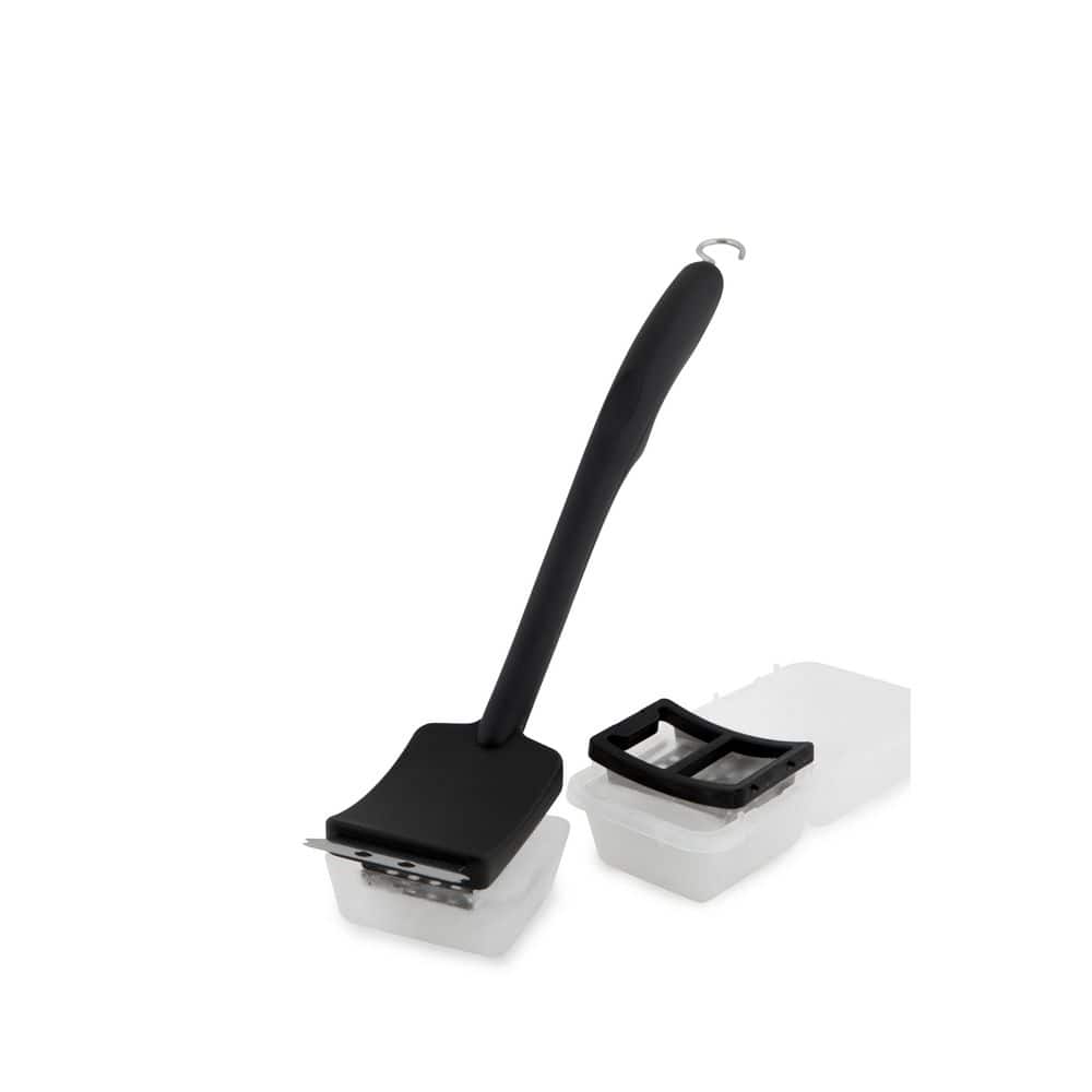 GrillPro Ice Brush with Tray 77679 The Home Depot