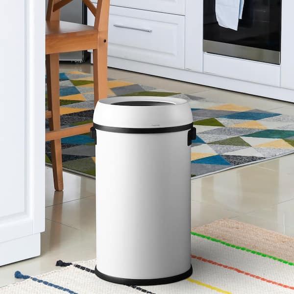 Glad 20 Gallon Trash Can - Plastic Kitchen Waste Bin with Odor Protection  of Lid - Hands Free with Step On Foot Pedal - AliExpress