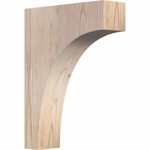 3-1/2 in. x 12 in. x 16 in. Douglas Fir Huntington Smooth Corbel