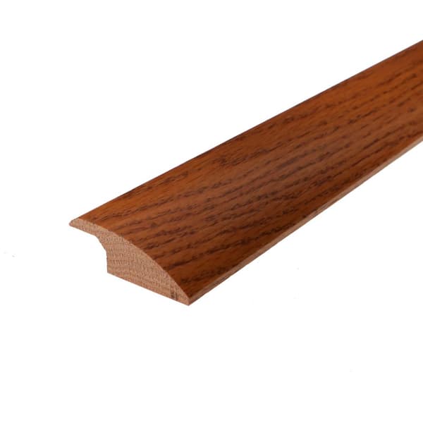 ROPPE Swiss 0.38 in. Thick x 2 in. Wide x 78 in. Length Low Gloss Wood Reducer Hardwood Trim