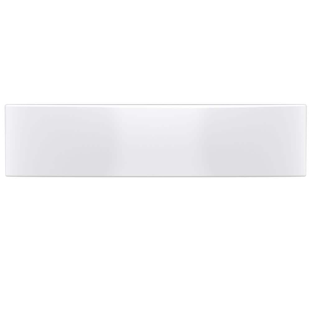 28 in. Wide Laundry Riser with 7 in. Height in White