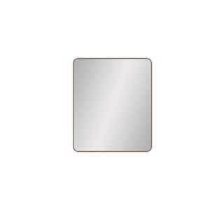 Oil-Rubbed Bronze 24 in. W x 36 in. Modern Rectangle Wall Mirror with Anti-Rust