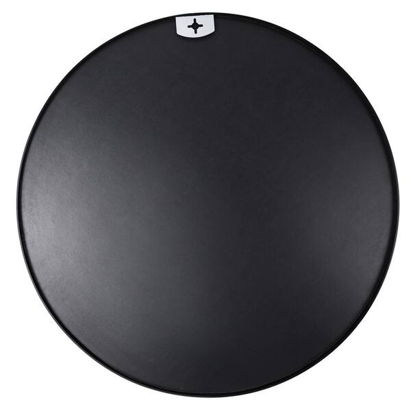 Wesoky 30 inch round wall mirror, large black circle mirror for wall,  vanity mirror bathroom mirror with metal frame for living room
