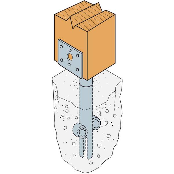 Simpson Strong Tie EPB44A-10 Simpson Strong-Tie EPB44A 1 14 Gauge 4x4 Elevated Post Base 10 Pack Simpson Strong Tie EPB44A-10 Simpson Strong-Tie EPB44A 1 14 Gauge 4x4 Elevated Post Base 10 Pack