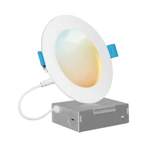 4 in. CCT Selectable New Construction or Remodel IC Rated Canless Recessed Integrated LED Kit, Energy Star and Dimmable