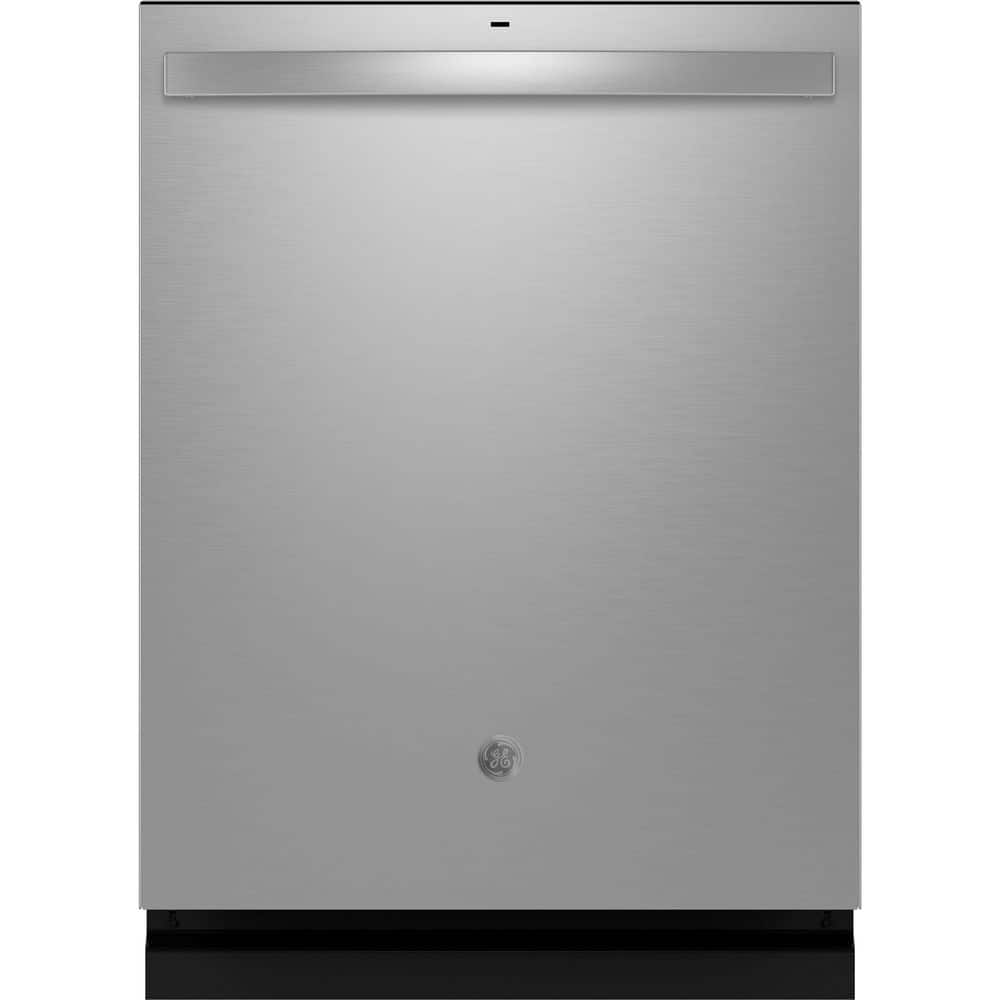 24 in. Top Control Built-In Tall Tub 47 dBA dishwasher in Fingerprint resistant, stainless with Dry Boost, 3rd Rack