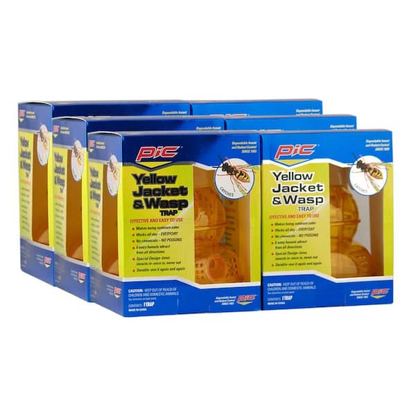 PIC Yellow Jacket and Wasp Traps (6-Pack)