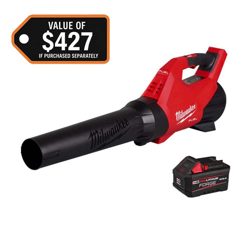 Milwaukee M18 FUEL 120 MPH 500 CFM 18V Brushless Cordless Battery Powered Leaf Blower with (1) 6.0 Ah FORGE Battery 3017-20-48-11-1861 - The Home Depot