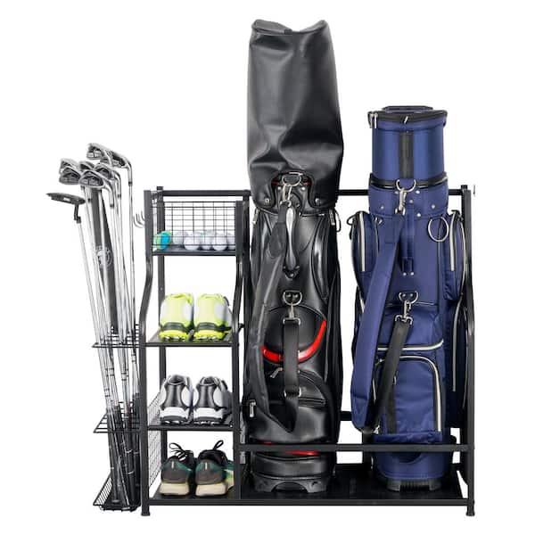 Heavy-Duty, Multi-Function golf organizer rack 