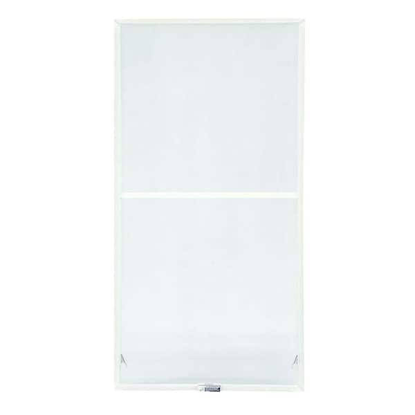27-7/8 in. x 34-27/32 in. 200 and 400 Series White Aluminum Double-Hung TruScene Window Screen
