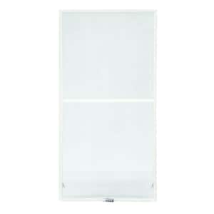 27-7/8 in. x 34-27/32 in. 200 and 400 Series White Aluminum Double-Hung TruScene Window Screen