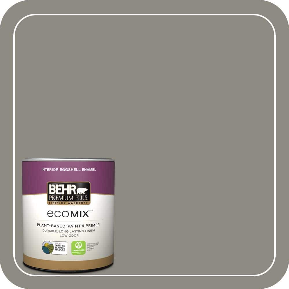 1 qt. #BXC-55 Concrete Sidewalk Eggshell Enamel EcoMix Plant-Based Interior Paint & Primer price history on PriceWatchPro