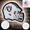 Evergreen Las Vegas Raiders Helmet 19 in. x 15 in. Plug-in LED Lighted Sign  8LED3822HMT - The Home Depot