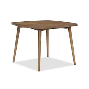 40 in. Brown Wood Top 4 Legs Dining Table (Seat of 4)