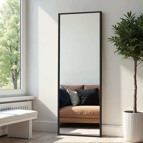 Lumioca Black 19 in. W x 56 in. H Simple Rectangle Aluminum