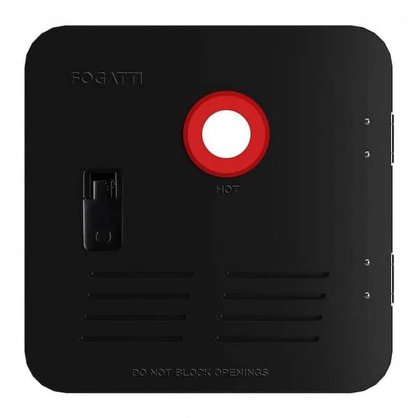 FOGATTI RV Door Kit 15x15 in. for InstaShower 7 / 9 Pro RV Tankless Water Heater, Black Color