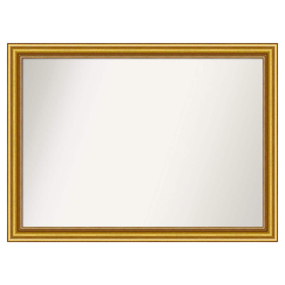 Townhouse Gold 37.75 in. x 27.75 in. Custom Non-Beveled Wood Framed Batthroom Vanity Wall Mirror price history on PriceWatchPro