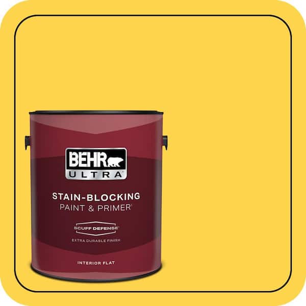 BEHR ULTRA 1 gal. #370B-6 Vibrant Extra Durable Flat Interior Paint & Primer