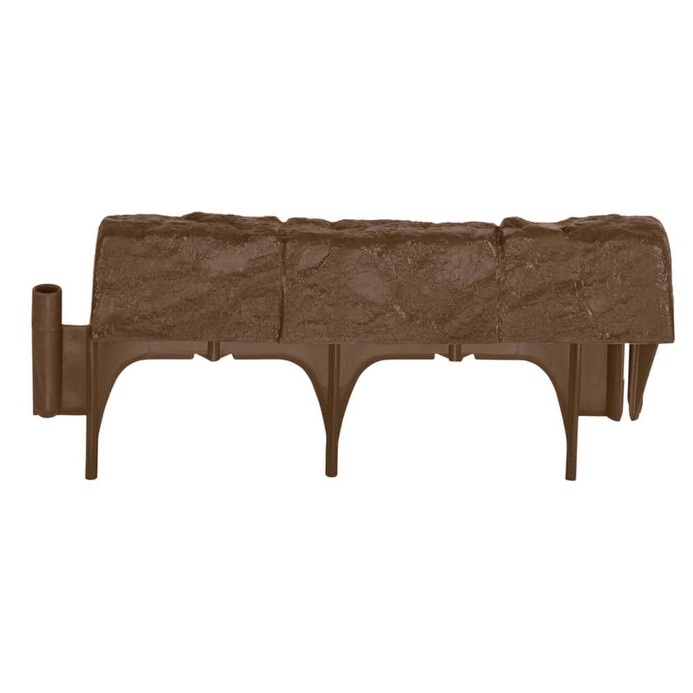 Suncast® 10' Border Stone™ Brown Landscape Edging Suncast® 10' Border Stone™ Brown Landscape Edging