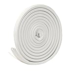 9/16 in. x 5/16 in. x 10 ft. White EPDM Cellular Rubber Weather-Strip Tape Cushioned Ribbed