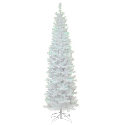 6 ft. White Iridescent Tinsel Artificial Christmas Tree