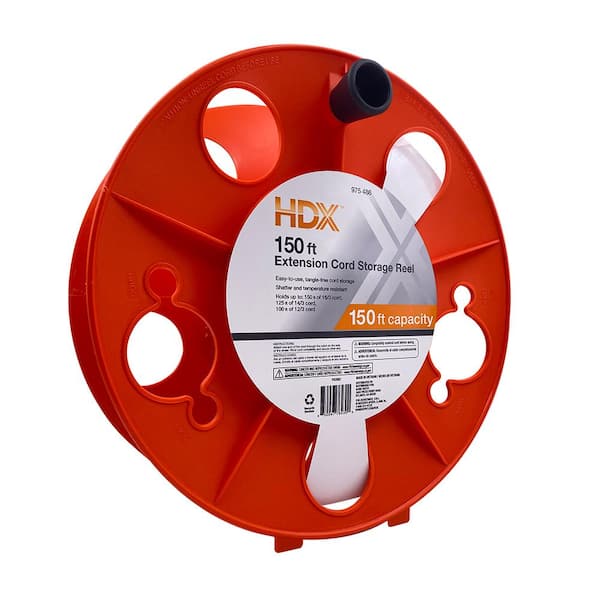 HDX 150 ft. 16/3 Extension Cord Storage Reel FSCR02 - The Home Depot