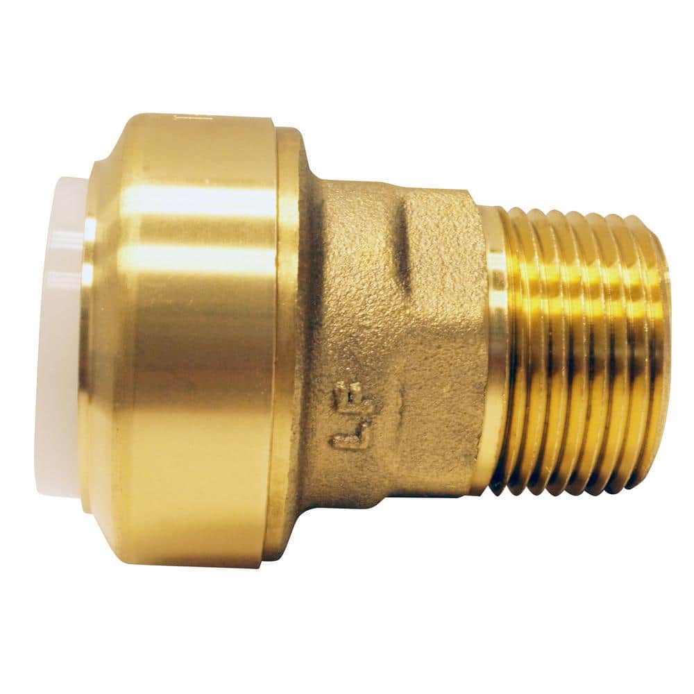 3/4 in. Brass Push-To-Connect PVC IPS x 3/4 in. Male Pipe Thread Adapter price history on PriceWatchPro