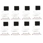 4 in. Selectable New Construction and Remodel Ultra Slim Canless Recessed Integrated LED Kit (8-Pack)