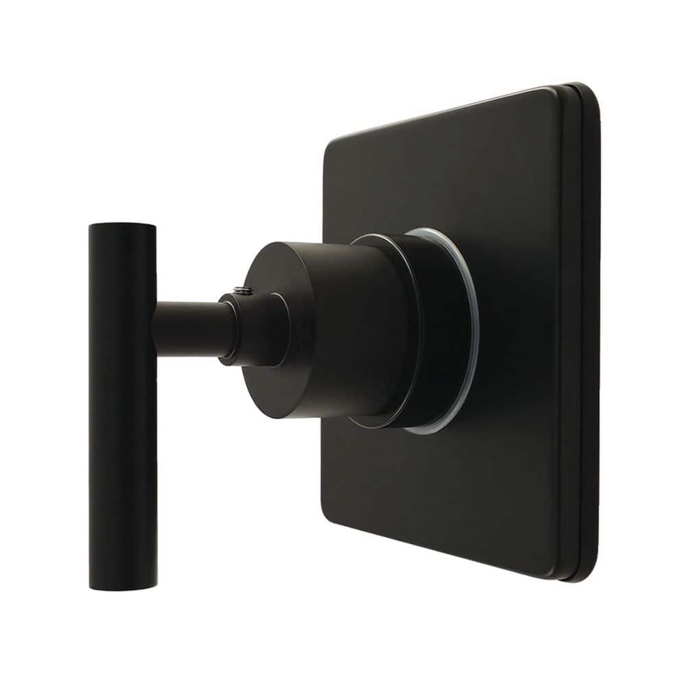 Manhattan 3/4 in. Single-Handle 1-Hole Wall Mount 6-Way Diverter Valve with Trim Kit in Matte Black price history on PriceWatchPro