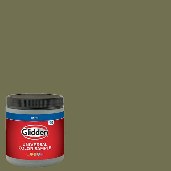 Glidden 8 oz. PPG1115-7 Gratefully Grass Satin Interior Paint Sample